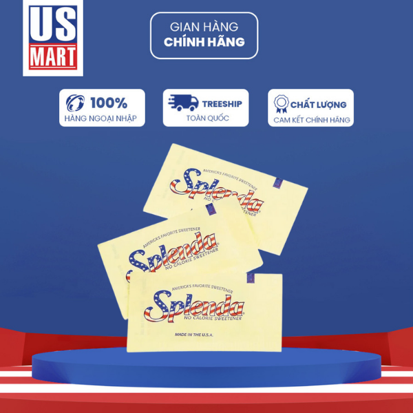  Đường Kiêng Splenda Zero Calorie Sweetener 100 gói 