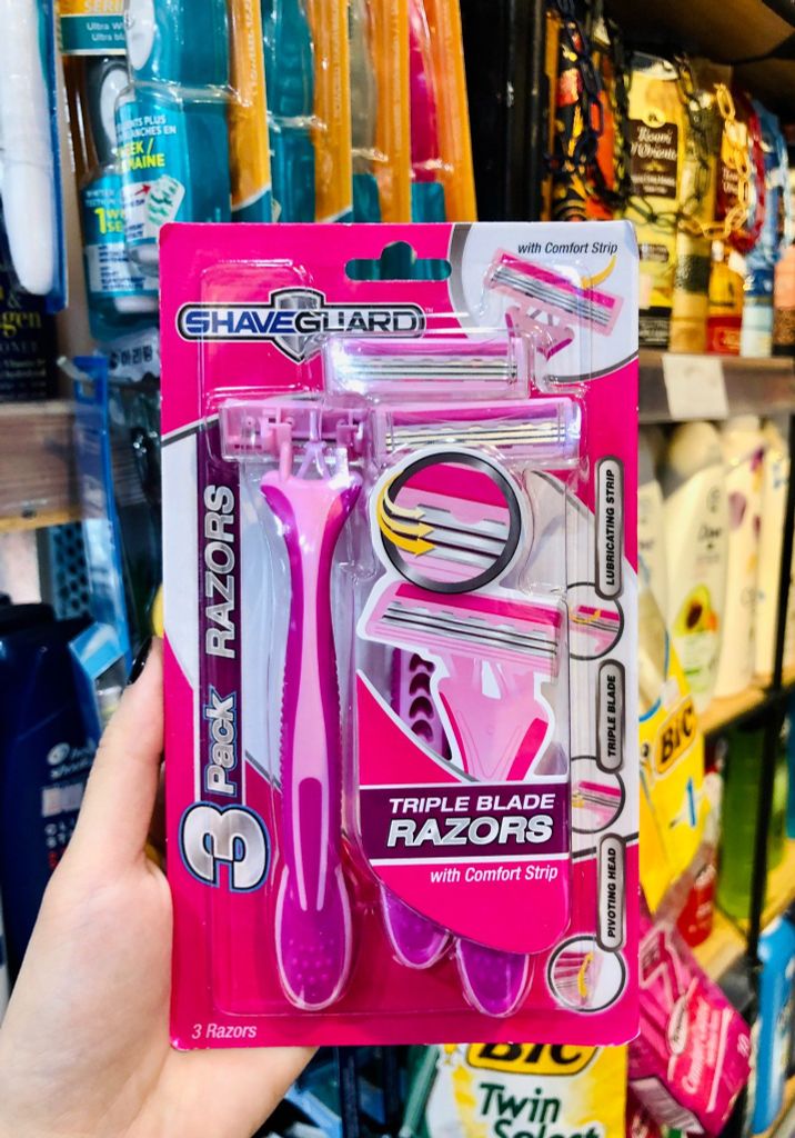  Dao Cạo ShaveGuard Razors 3 cái 