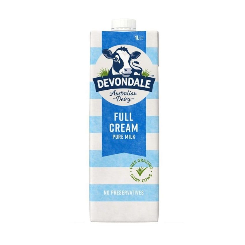  Sữa Devondale Full Cream Pure Milk 1L 
