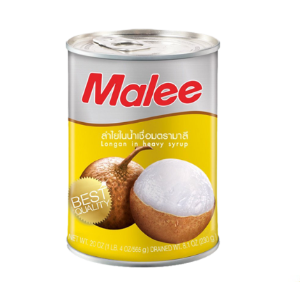  Trái Nhãn Ngâm Nước Đường Malee 565g 