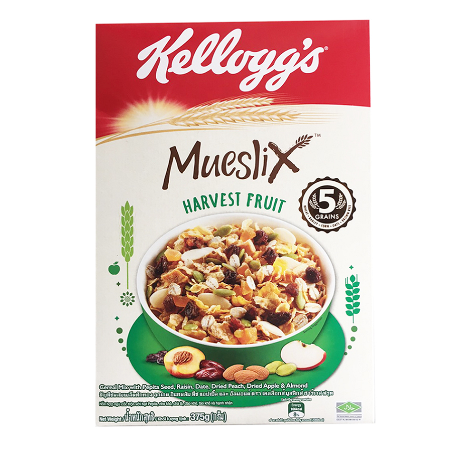 Ngũ Cốc Kellogg's Mueslix 355g (Nhiều loại) Golden Gerbera Mart