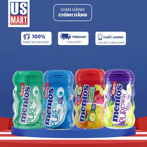  Gum Mentos Pure Fresh 50 Viên 