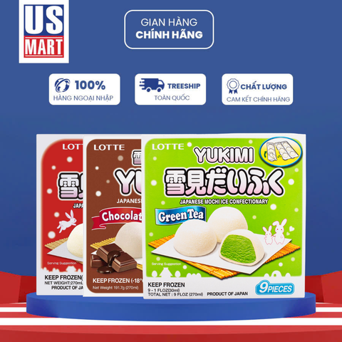  Kem Mochi Yukimi Hộp 9 Viên 