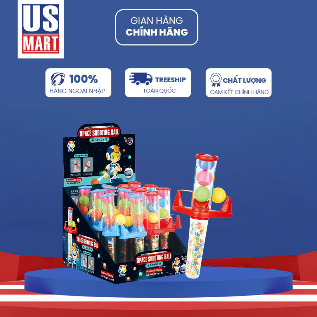  Kẹo Đồ Chơi Bắn Bóng Space Shooting Ball 8g 