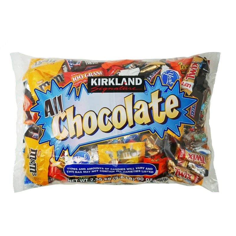  Socola Tổng Hợp Nhiều Loại Kirkland 2.55Kg 