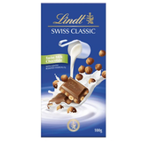  Lindt Swiss Classic Chocolate 100g 