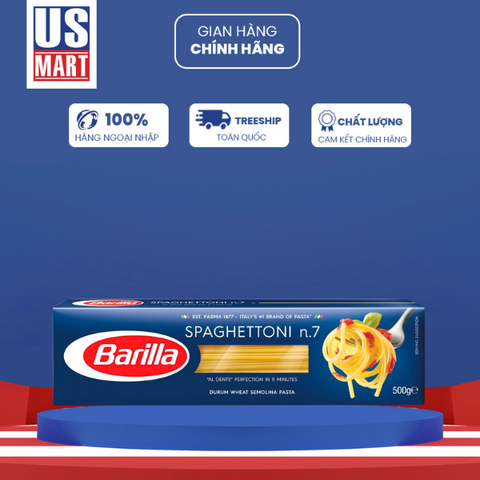  Mì Ý Barilla Pasta Spaghettini 500g 