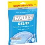  Kẹo Ngậm Halls Không Đường Gói Lớn 
