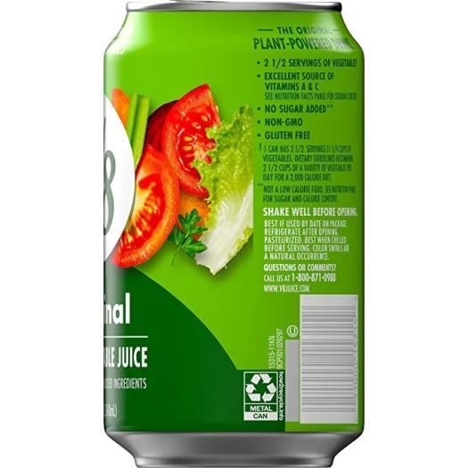  Nước Ép Hỗn Hợp Rau Quả V8 340ml 