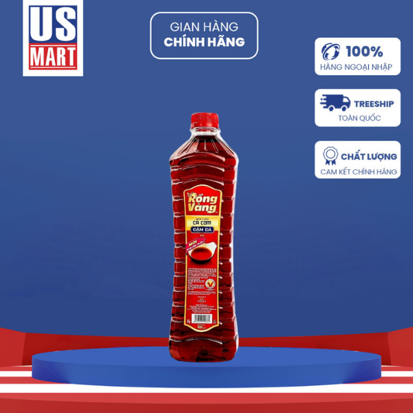  Nước Chấm Cá Cơm Rồng Vàng Đậm Đà 5N 900ml 