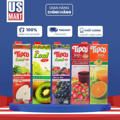 Nước Ép Trái Cây Tipco 1L 