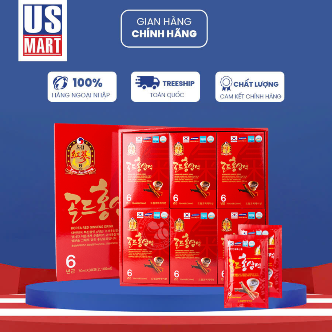  Nước Hồng Sâm Dream Hộp (5 gói x 70ml) 