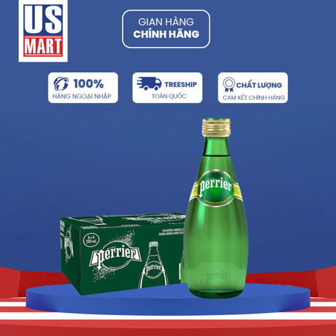  Nước Khoáng Thiên Nhiên Có Gas Perrier 330ml 