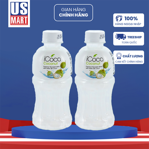  Nước Trái Cây Icoco Thạch Dừa 320ml 