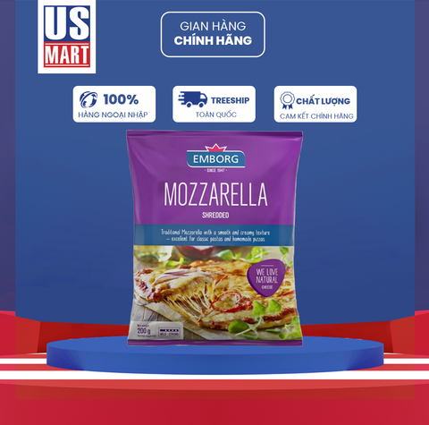  Phô Mai Bào Emborg 200g 