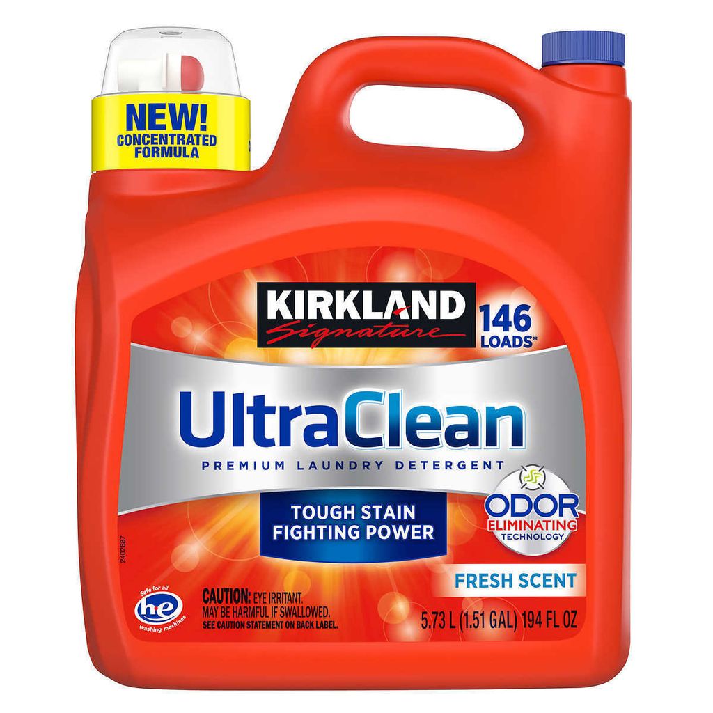  Nước Giặt Ultra Clean Clear Kirkland 5.73L 