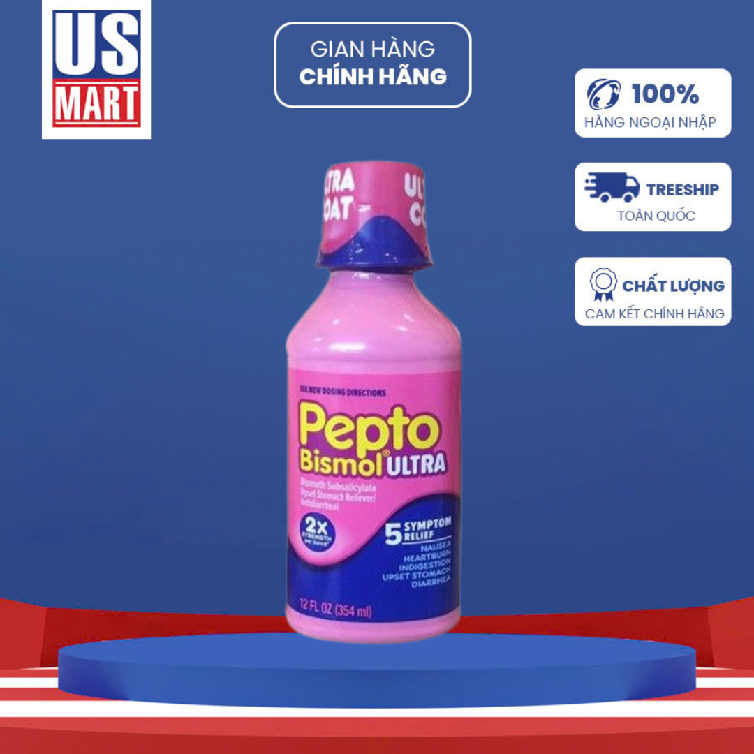  Siro Hỗ Trợ Dạ Dày Pepto Bismol Ultra 354ml 