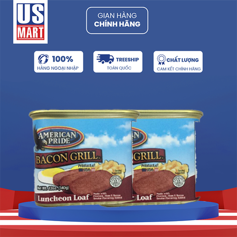  Thịt Hộp American Pride Bacon Grill 340g 