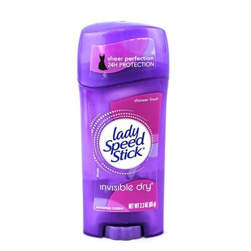  Lăn Khử Mùi Dạng Sáp Lady Speed Stick Invislble Dry Shower Fresh Mỹ 65g 