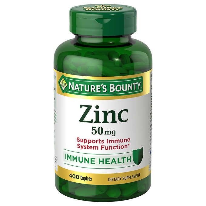  Viên Uống Zinc 50mg Natures Bounty 400 viên 