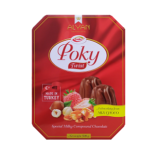 Socola Tổng Hợp Poky Twist Hộp Thiếc 500g