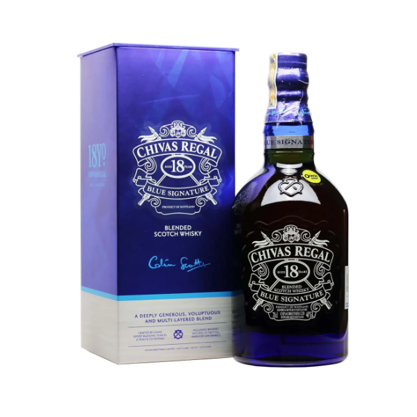  Rượu Chivas Regal 18 Blue Signature 700ml + Rượu Mẫu 