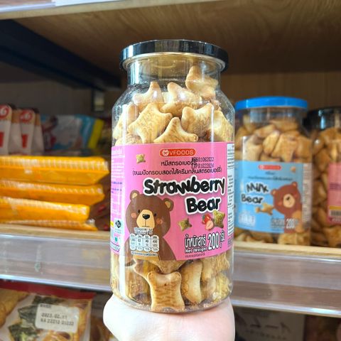  Bánh Gấu Nhân Kem Vfoods 200g 