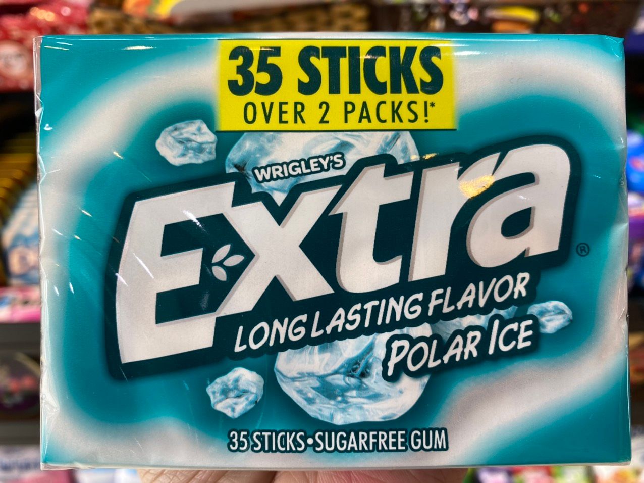 Gum Extra Long Lasting Flavor Polar Ice Hộp 35 Thanh 