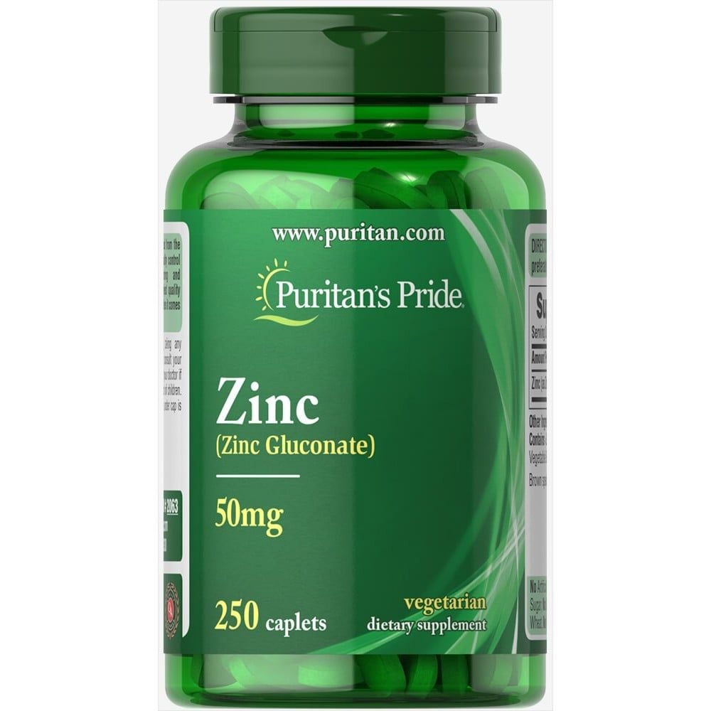  Viên Uống Bổ Sung Kẽm Puritan's Pride ZinC 50mg 250 Viên 