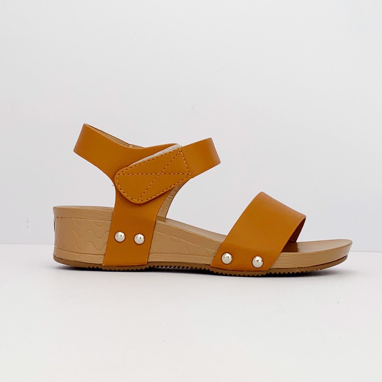  Giày sandal nữ quai ngang đế xuồng 3cm 014 