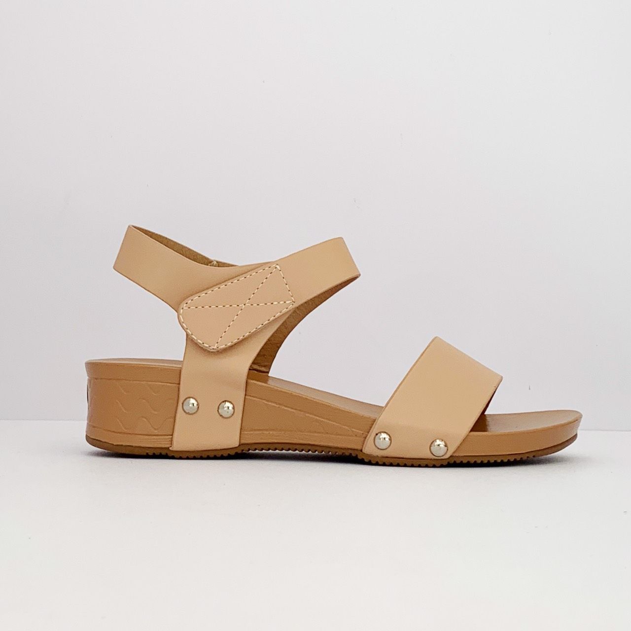  Giày sandal nữ quai ngang đế xuồng 3cm 014 