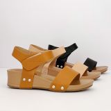  Giày sandal nữ quai ngang đế xuồng 3cm 014 