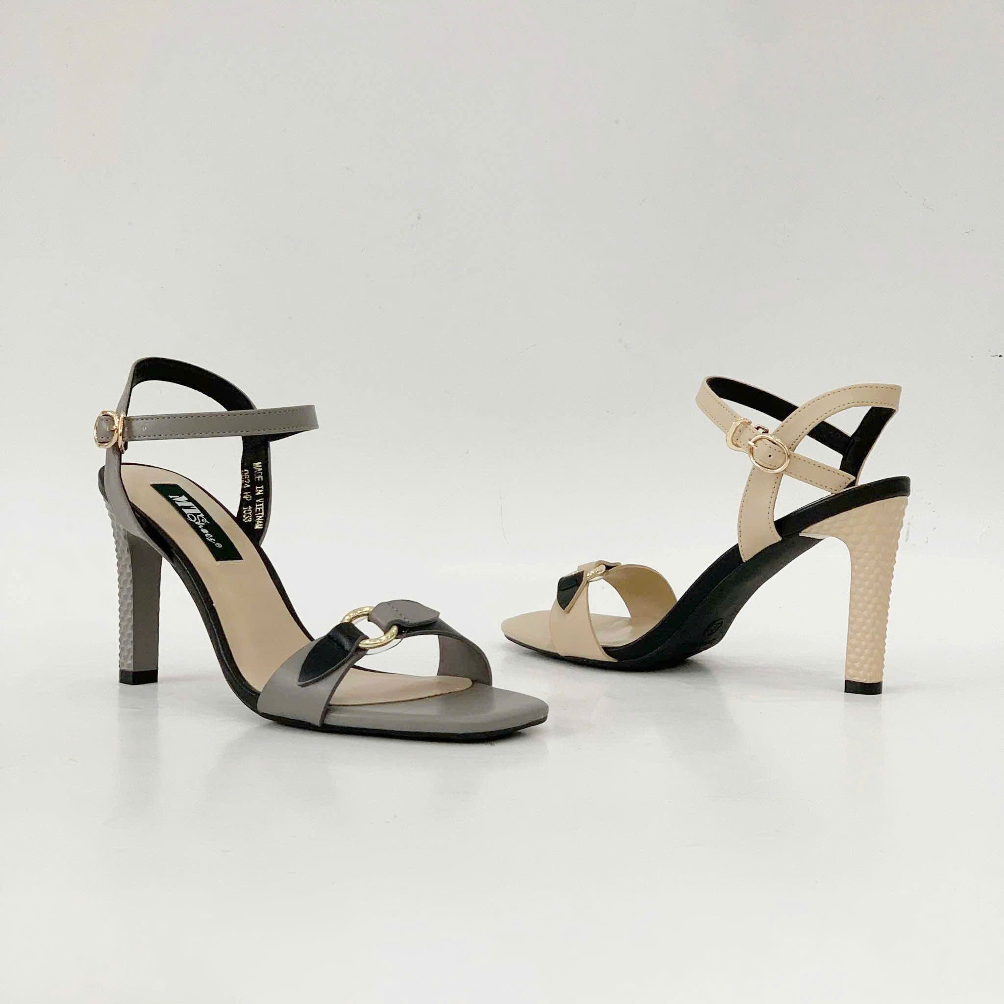  Sandal nữ quai ngang phối màu 1033 