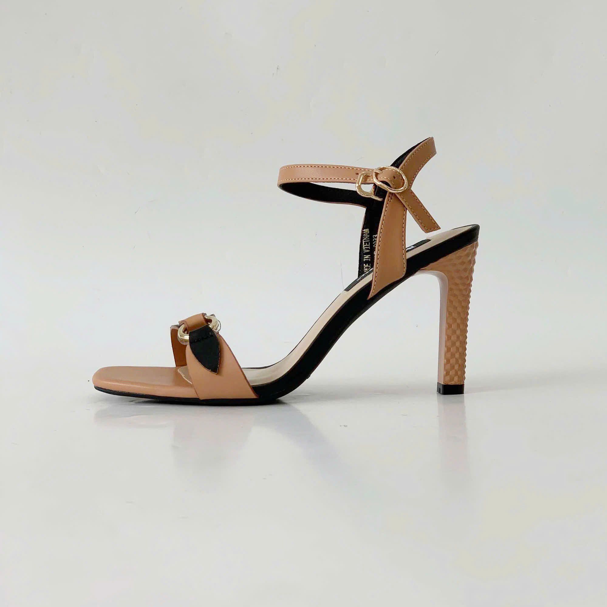  Sandal nữ quai ngang phối màu 1033 
