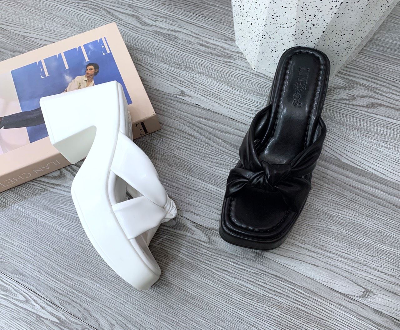  Guốc trụ quai chéo 8cm MT10 