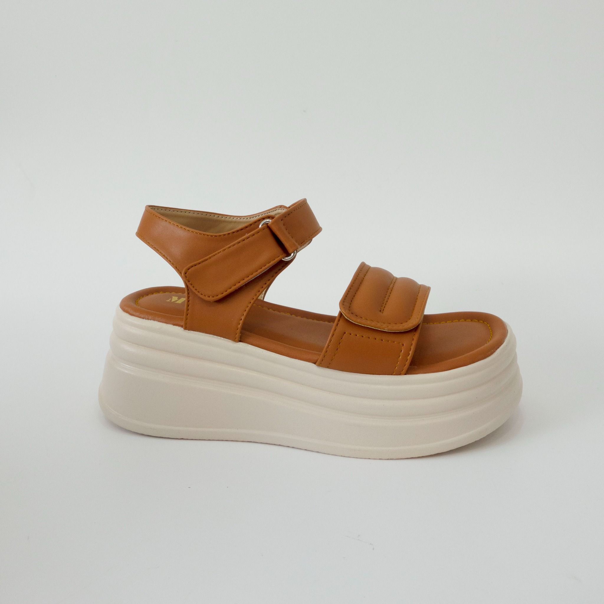  Sandal bánh mì quai dán 6cm 112 