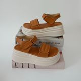  Sandal bánh mì quai dán 6cm 112 