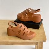  Sandal bánh mì nữ quai cắt laze MT131 