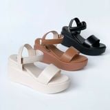  Sandal xuồng quai ngang đế 8cm 134 
