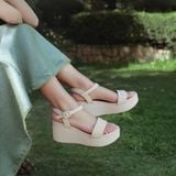  Sandal bánh mì nữ 8cm MT137 