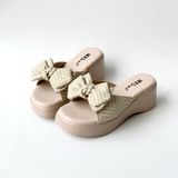  Dép bánh mì 5cm phối nơ xinh MT141 