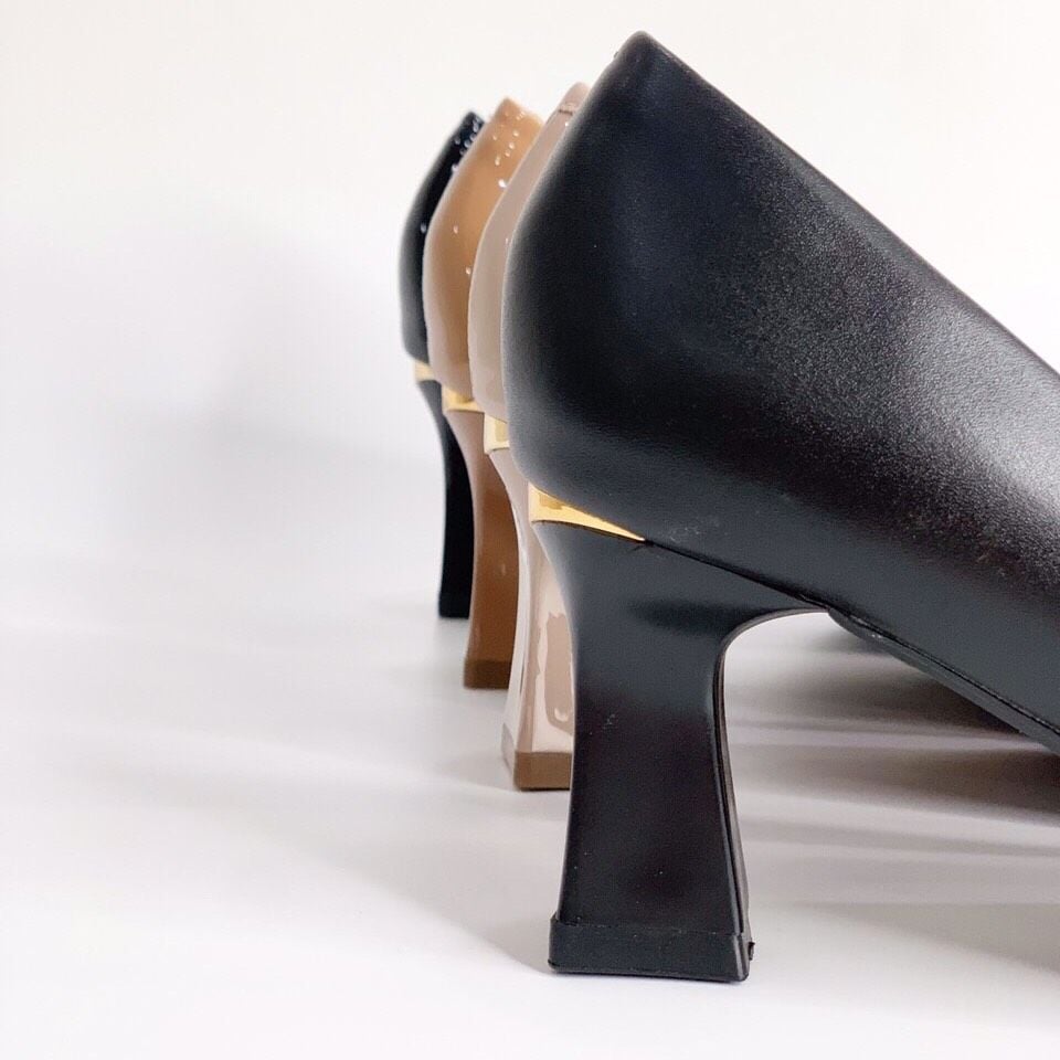  Giày VIP mũi vuông gót 5cm 186 