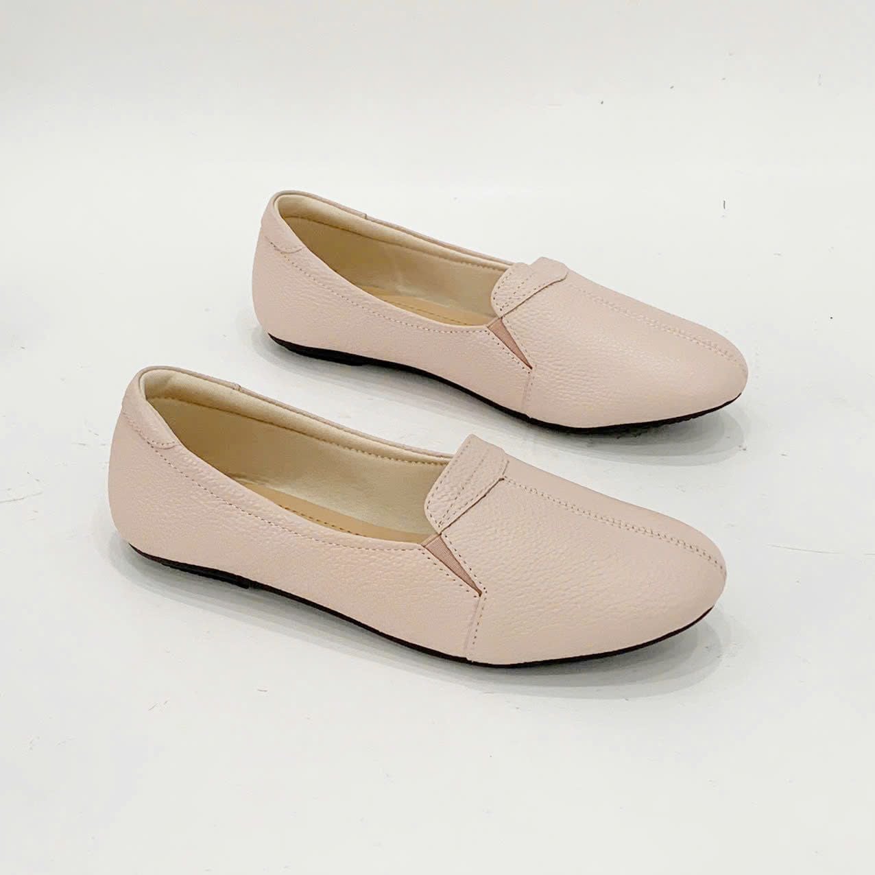  Giày mọi da thật đế cao su MT19 