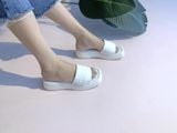  Dép bánh mỳ quai ngang xếp ly 3cm MT200 