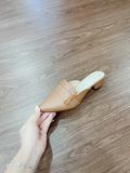  Dép sục khoen tròn nơ, cao 3cm MT203 