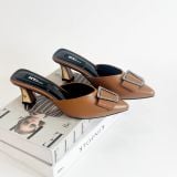  Dép sục nữ 5cm nơ hạt MT212 
