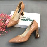  Cao gót 7cm ốp đồng MT218 