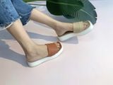  Dép bánh mỳ quai ngang xếp ly 3cm MT200 