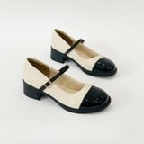  Giày nữ Marry mũi tròn phối nơ MT2519 