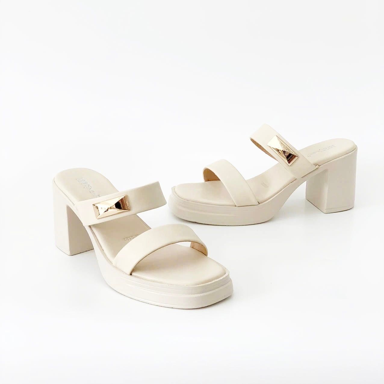  Guốc nữ cao gót 2 quai MT2522 